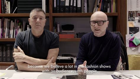 Interview With Domenico Dolce And Stefano Gabbana